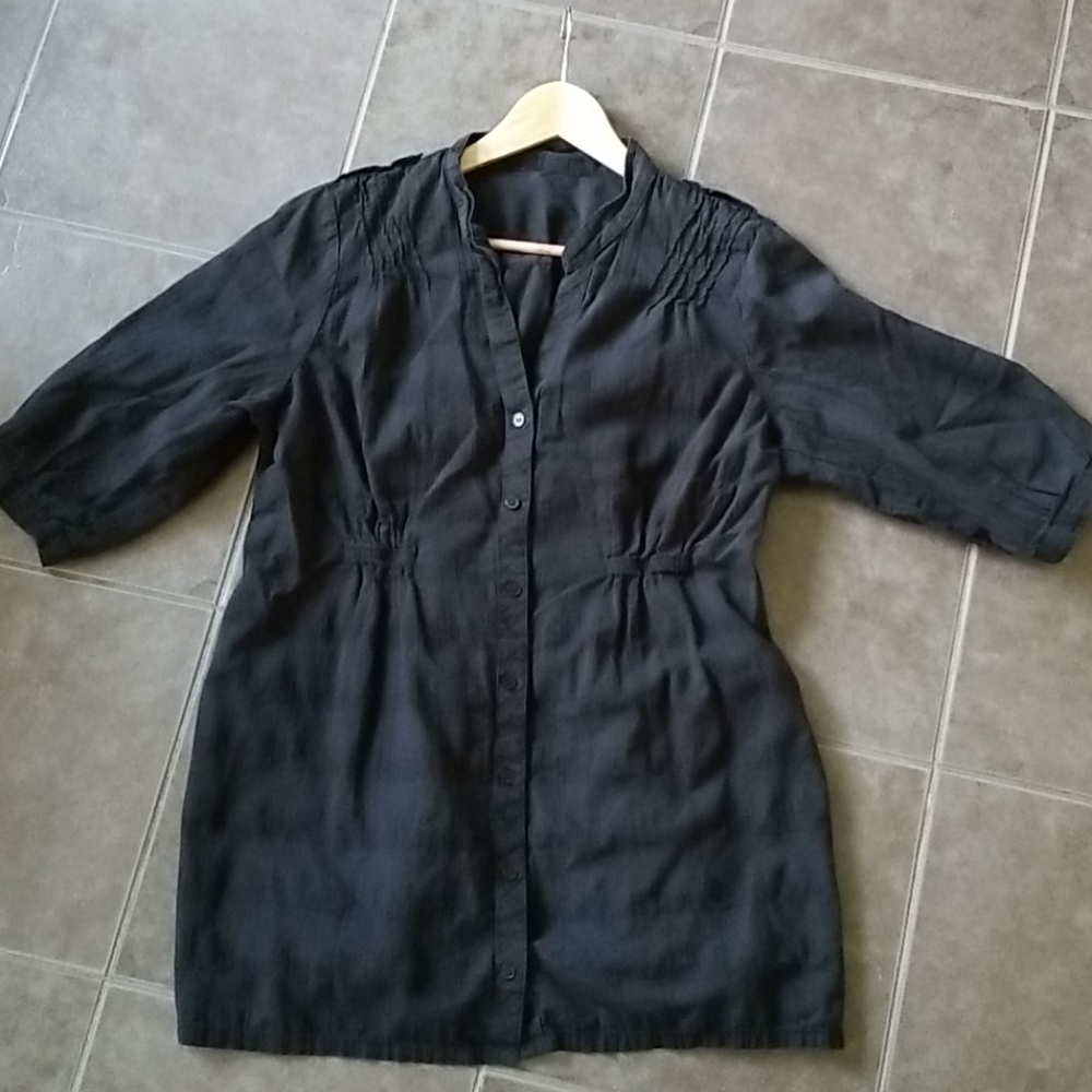 Penningtons Women's plus size 1X Black Cotton Top